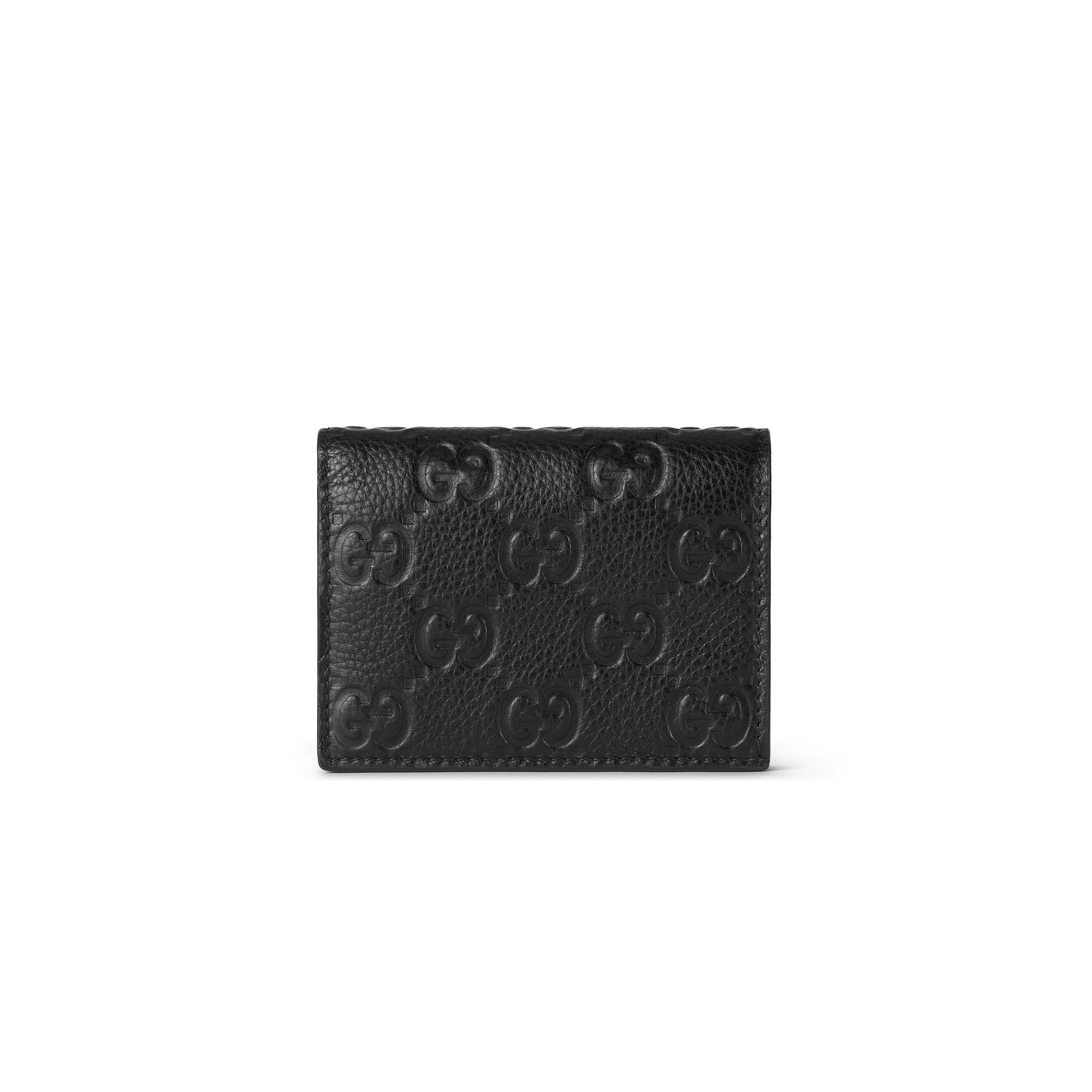 GUCCI GG EMBLEM MINI WALLET 815901 (11*9*3cm)